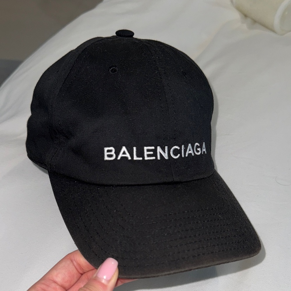 Balenciaga Black Logo Cap